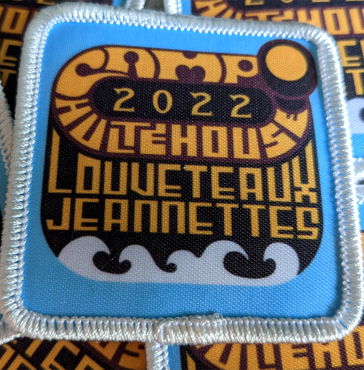 Ecusson imprimé Scouts Camp Louveteaux Jeannettes LTEHOU CustomizeFR